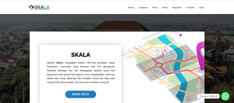 SKALA Permudah Akses Informasi Tata Ruang Kabupaten Lamongan Secara Daring