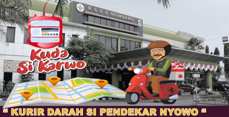 KUDA SI KARWO, Kurir Darah 24 Jam RSUD Ngimbang Pangkas Hambatan Akses Transfusi